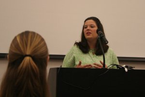 Katy speaking about Joseph